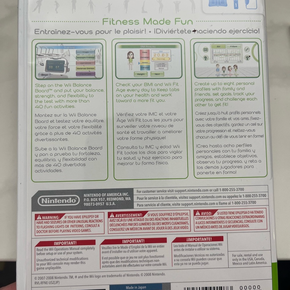 Nintendo Wii Fit Game - Picture 2 of 2